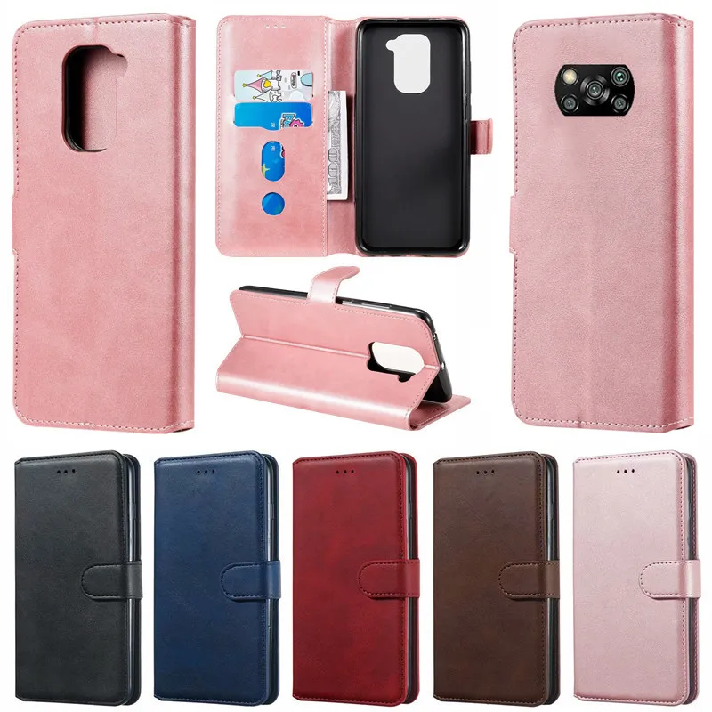 

Flip Leather Cover Case For Xiaomi POCO X3 F2 A3 9 10T lite Phone cases Redmi Note 10 8T 9S Redmi 9A 8A 7A Note 5 7 8 9 Pro Case