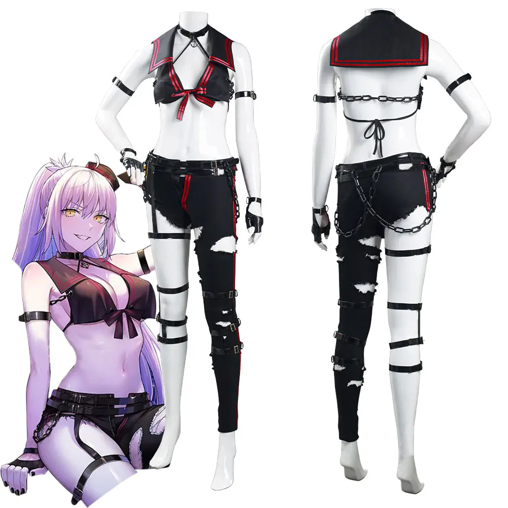 

Anime Fate/Grand Order FGO Alter Jeanne d'Arc Cosplay Halloween Carnival Party Costume Custom Made