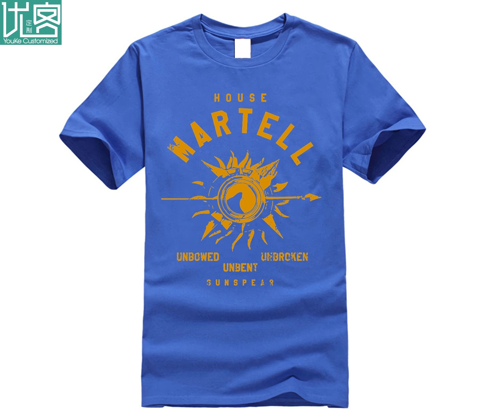 Мужская футболка с надписью House Martell Game Of Thrones без поклона и разбитого солнечного