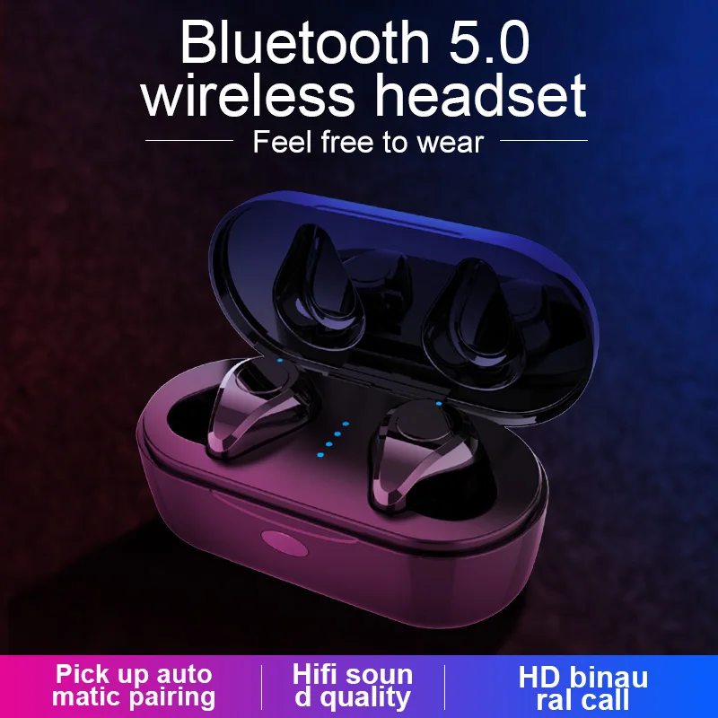 Беспроводные bluetooth-наушники Гарнитура Наушники с шумоподавлением и микрофоном