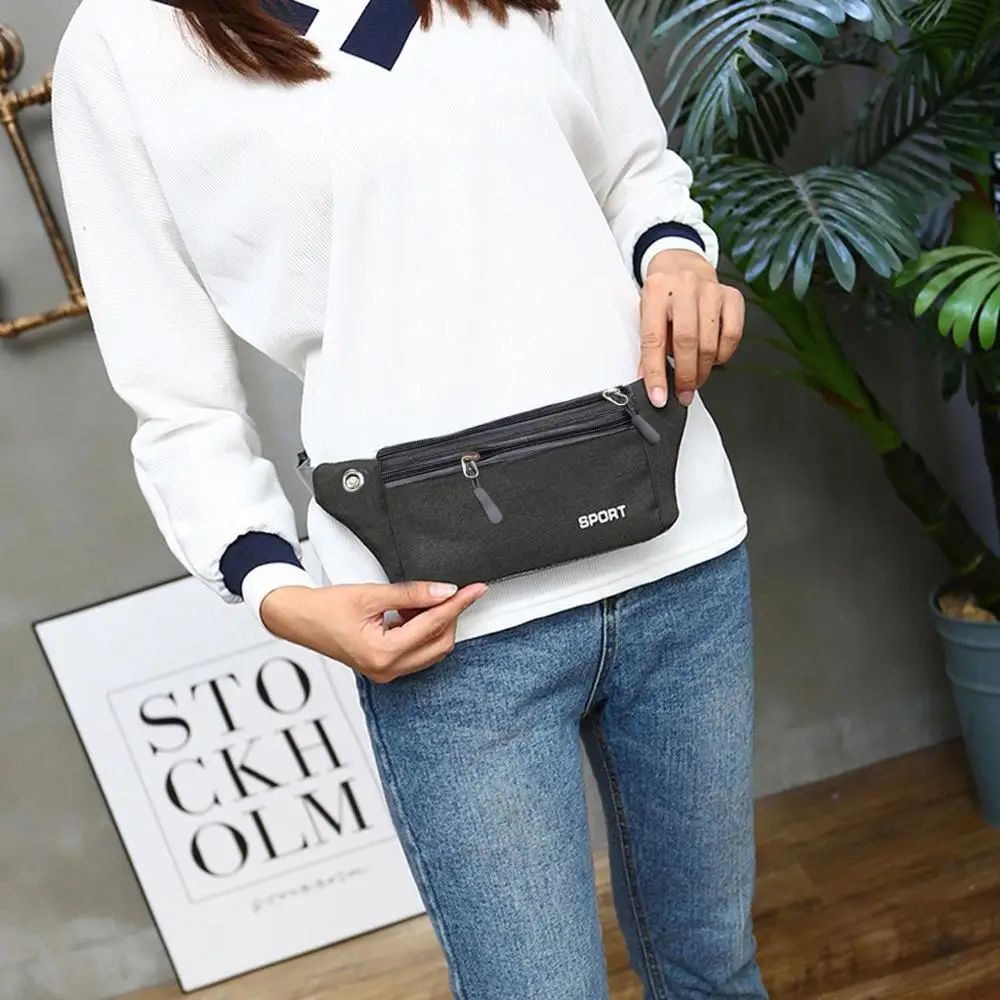 Поясная сумка для женщин и мужчин Многофункциональный мессенджер с карманами
