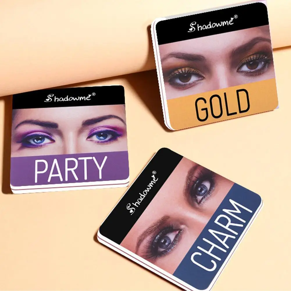 4 цвета водостойкие перламутровые матовые тени для век Палитра прессованный