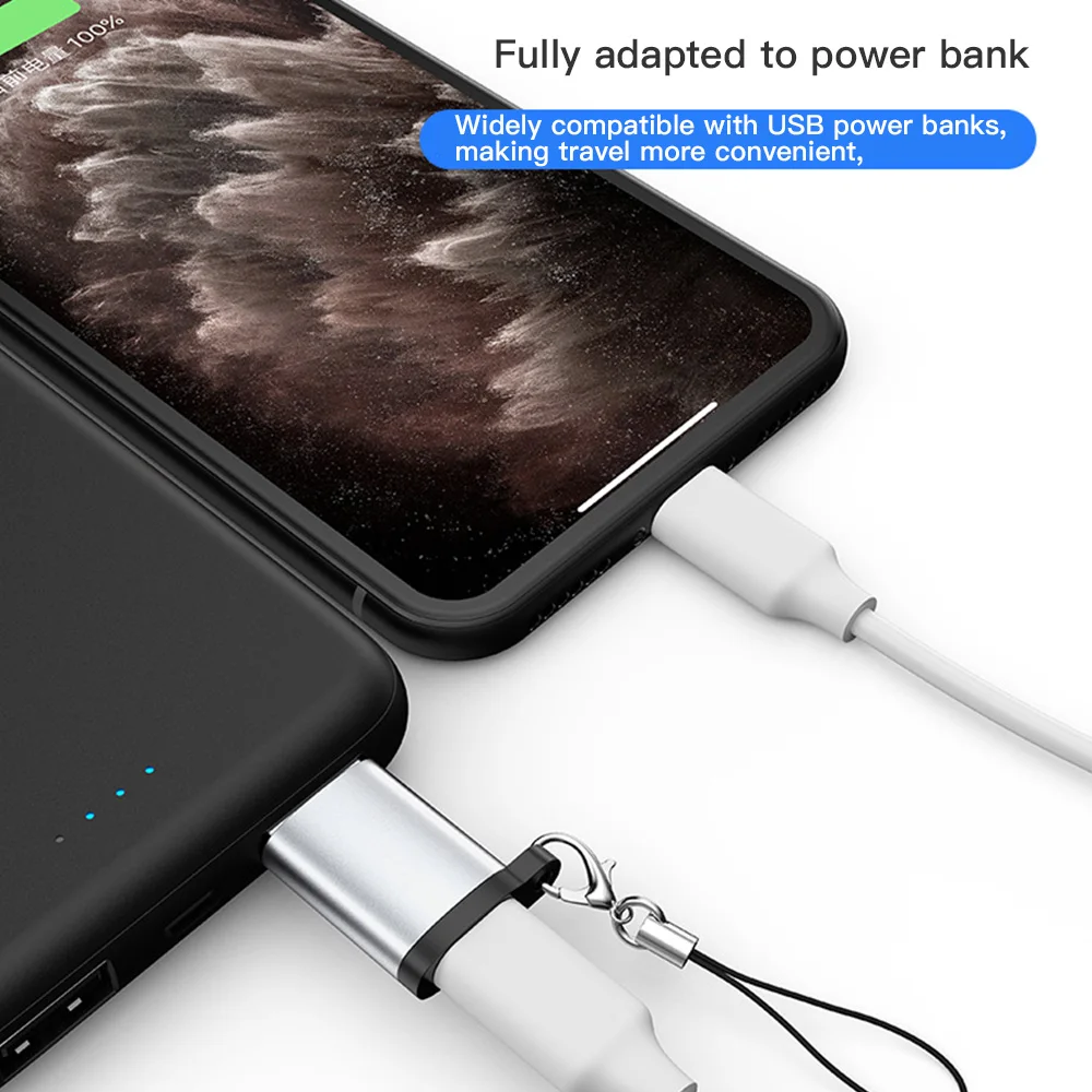 

Type-C Adapter USB C to Micro USB Cable For iphone Micro USB Male to Type C Female Adapter Converter Connector For iPhone Tablet