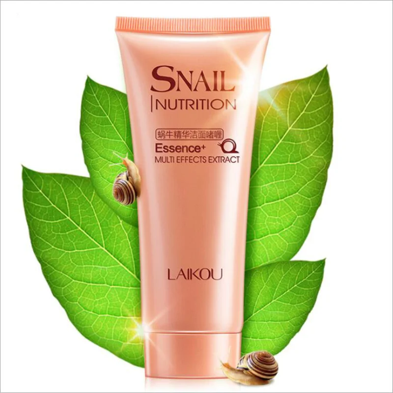

100g Snail Facial Cleanser Anti Aging Natural Organic Gel Daily Face Wash Exfoliating Gel Deep Pore Cleansing Skin Care skincare
