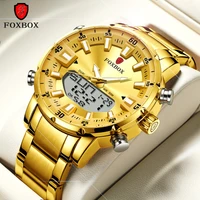 lige men watches top brand luxury dual display digital quartz watch for men clock sports waterproof wristwatch relogio masculino