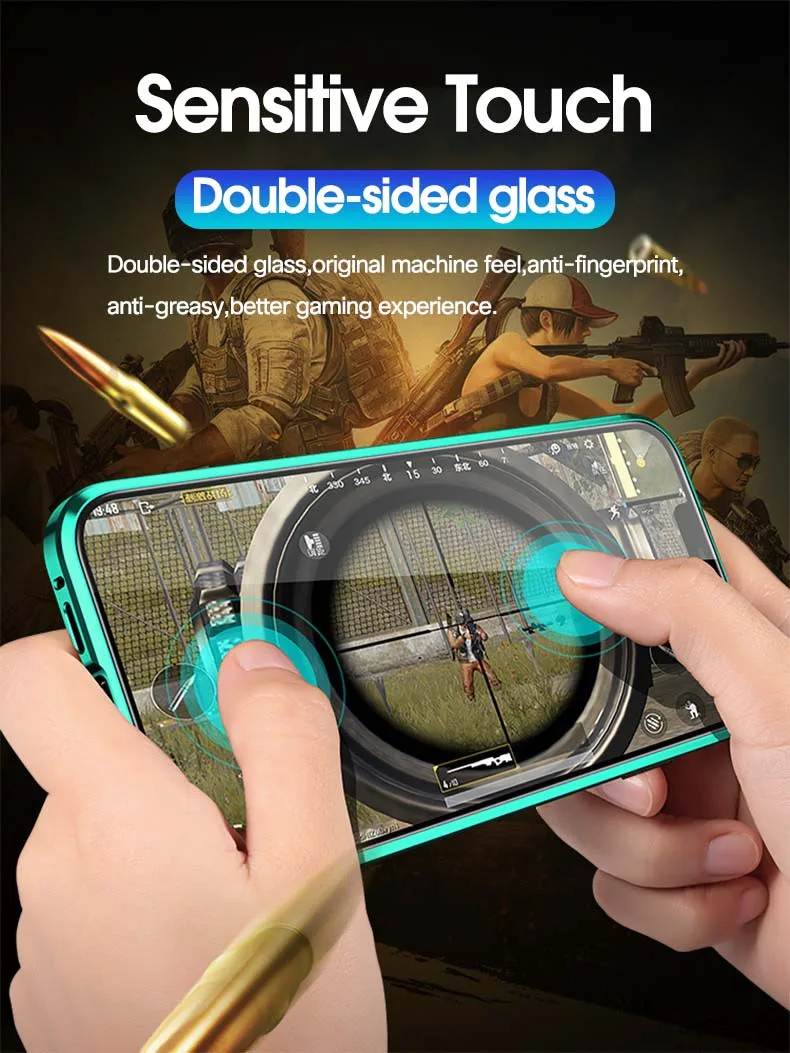 360 металлический магнитный чехол для Xiaomi Redmi Note 8 7 K30 k20 Pro 8T Магнитный 10 Mi 9 SE cc9 A3 Lite 9T