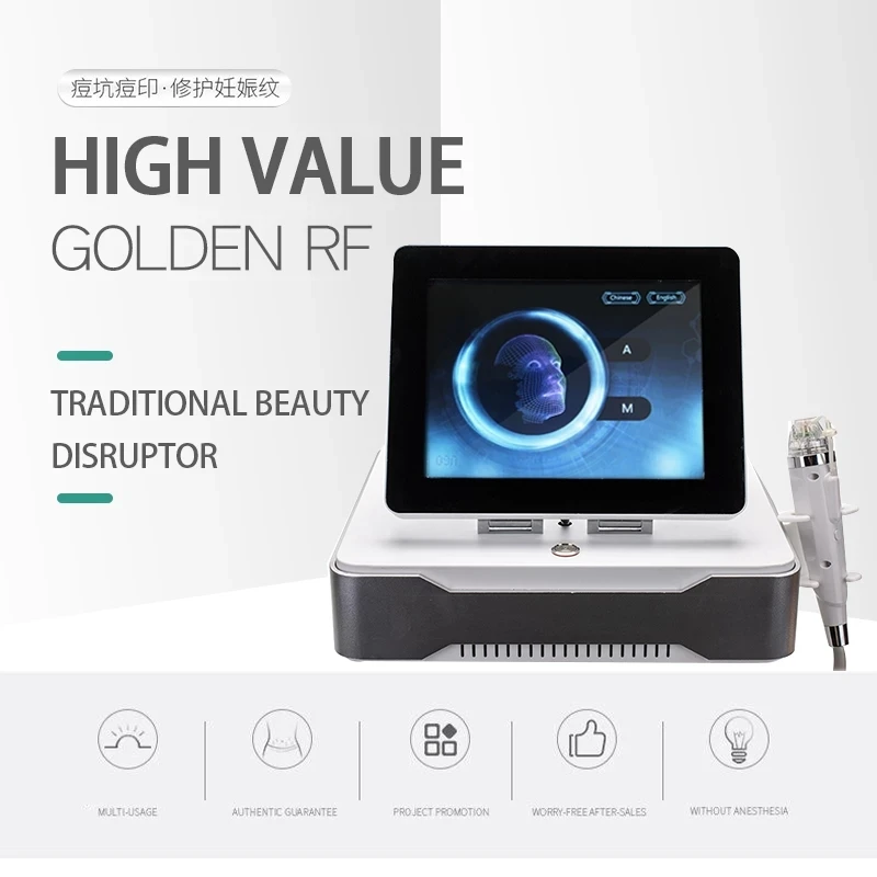 

Portable RF lifting fractional microneedle radio frequency skin tightening Acne Scars Stretch marks removal