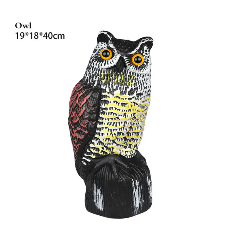 Реалистичный поддельный Сокол сова ястреб охотничий приманка Отпугиватель