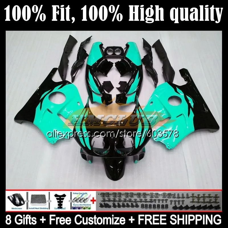 

Injection For HONDA CBR250RR CBR 250 250RR 90 91 92 93 94 41CL.179 MC22 CBR250 R RR 1995 1996 1997 1998 1999 Fairing black cyan