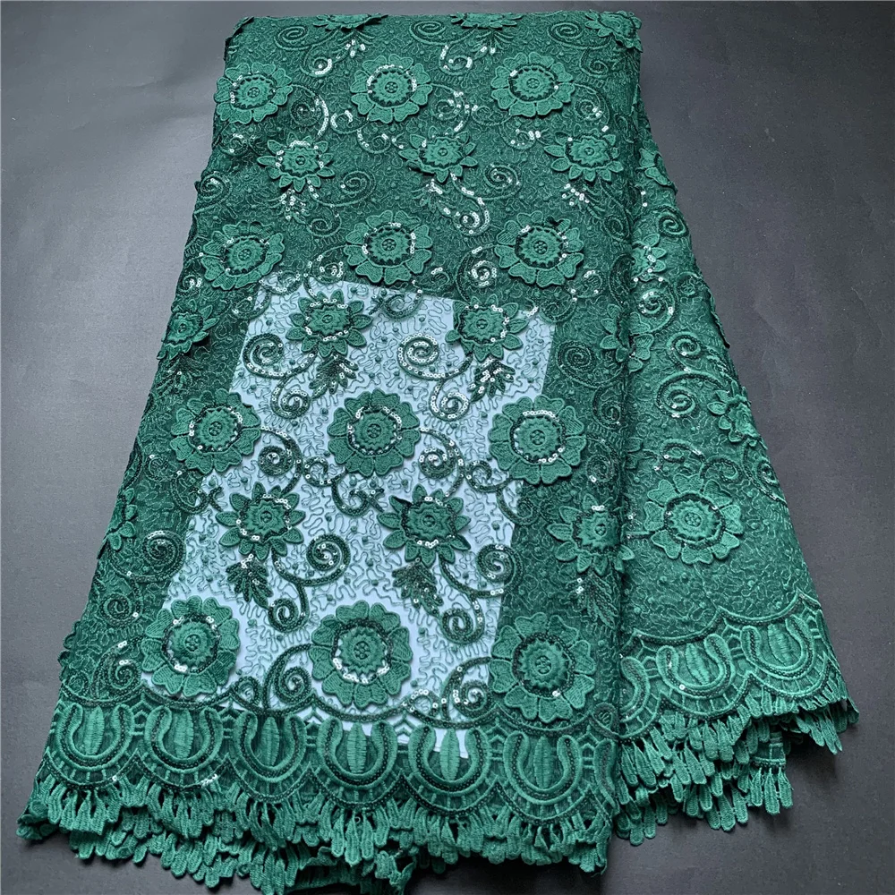 

High quality white embroidery gauze fabrics with sequins lagos party dress sewing tulle laces tissue africa asoebi cloth laces