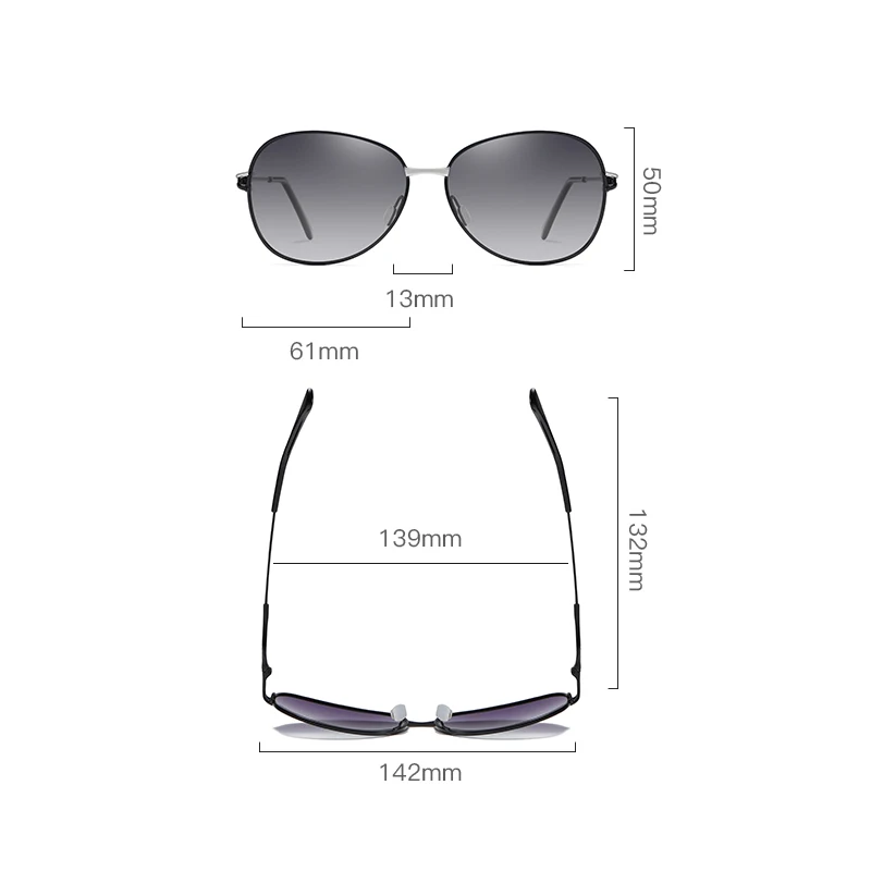 Женские поляризационные солнцезащитные очки YSO с защитой от УФ-лучей для женщин