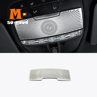 for mercedes benz s class w222 stainless steel car head front reading light lamp cover trim 2014 15 16 17 18 19 2020 accessories