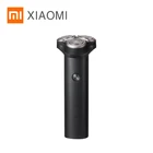 Электробритва XIAOMI MIJIA S300, портативная бритва с 3 плавающими головками, водонепроницаемость IPX7, моющийся триммер для бороды, триммер