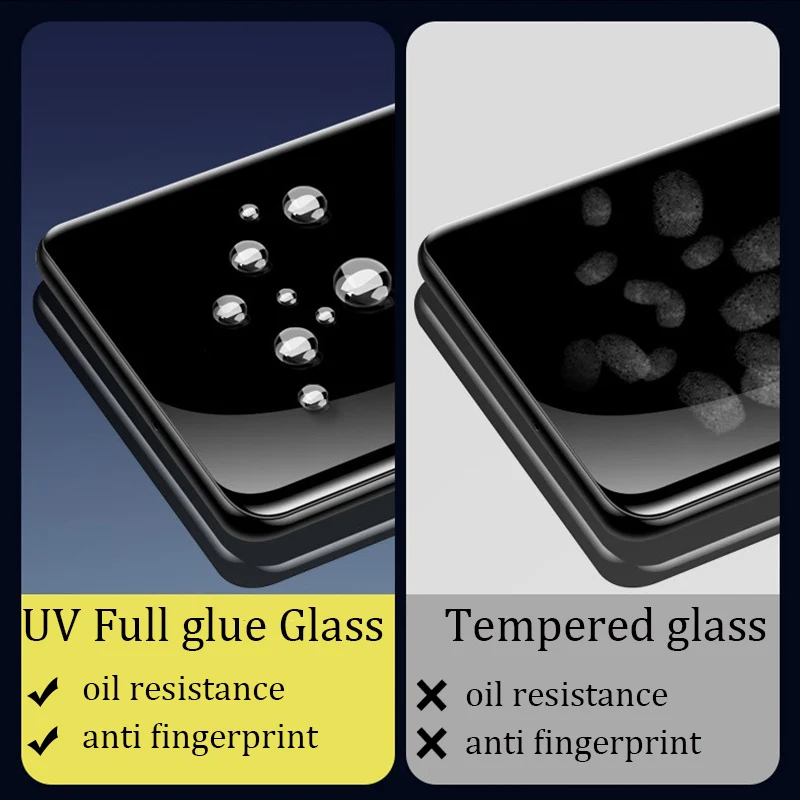 tempered uv glass for oneplus 8 pro 7pro screen protector for oneplus 7 pro 8 curved full glue liquid screen protector oneplus8 free global shipping