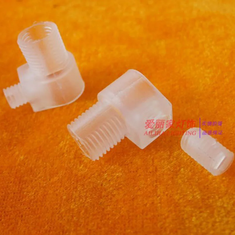 20PCS Transparent line deduction lock outlet with M10 outer tooth caps retaining wire plugs lighting plastic accessories |