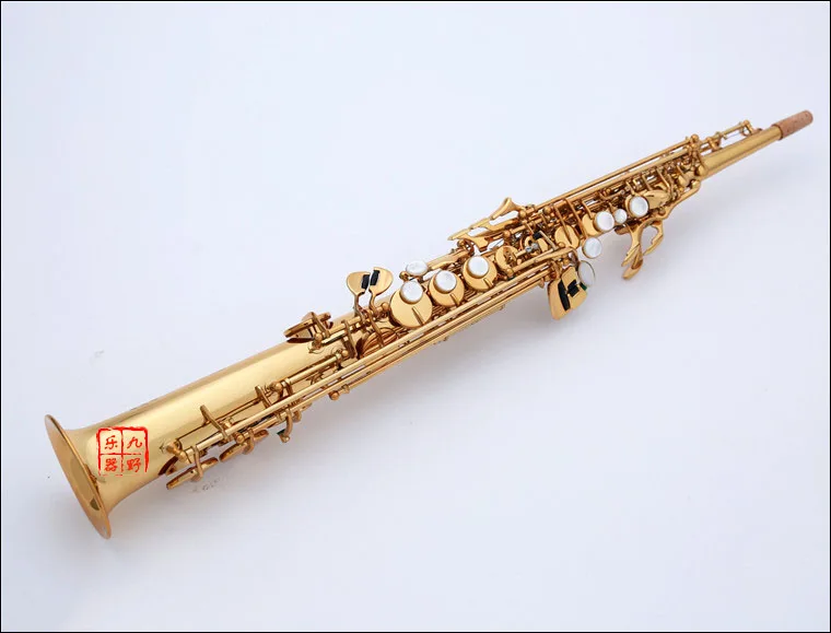 Germany Keilwerth ST110 Soprano Straight Tube Saxophone Brass Gold Lacquer B Tune Sax With Mouthpiece Professional Instrument (art.: 9185503aada) - 9185503aada