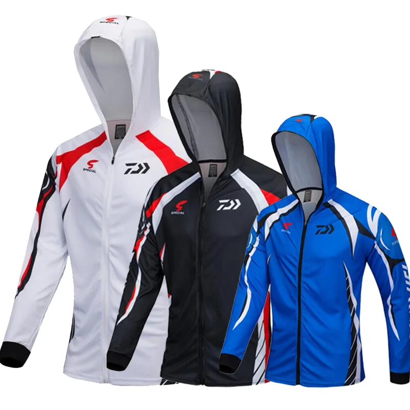 2018 DAIWA унисекс шляпа маска рыболовная одежда анти-Солнцезащитная УФ рубашка