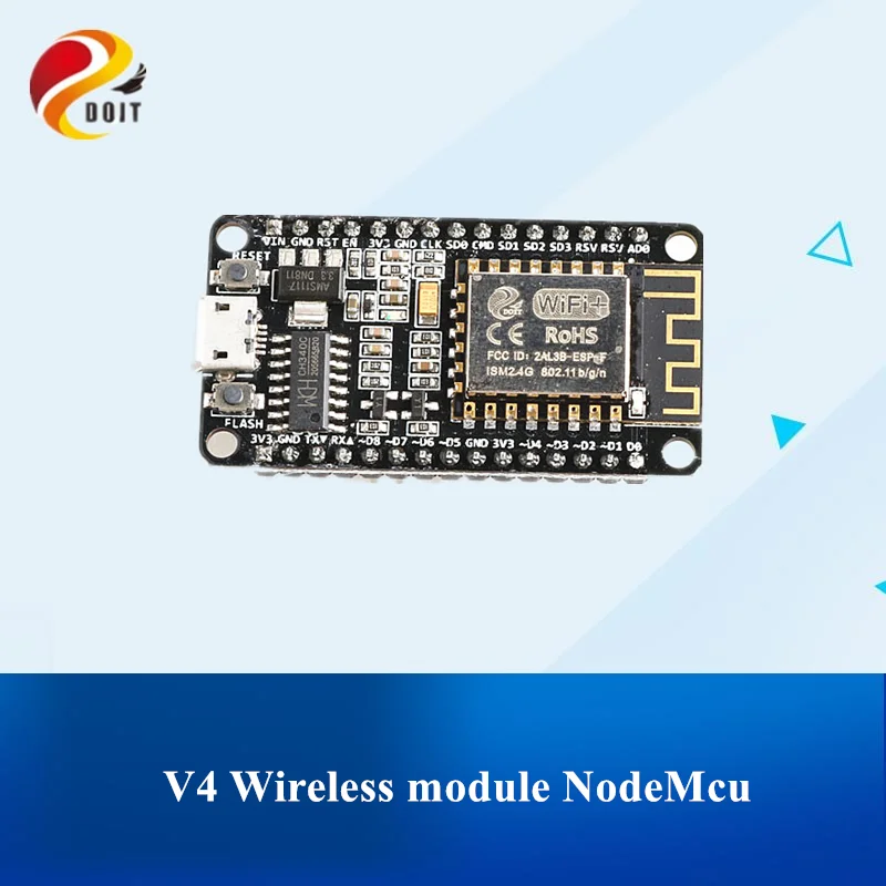 5 шт./лот V4 беспроводной модуль NodeMcu 4 м байты Lua WIFI Интернет вещей макетная плата на