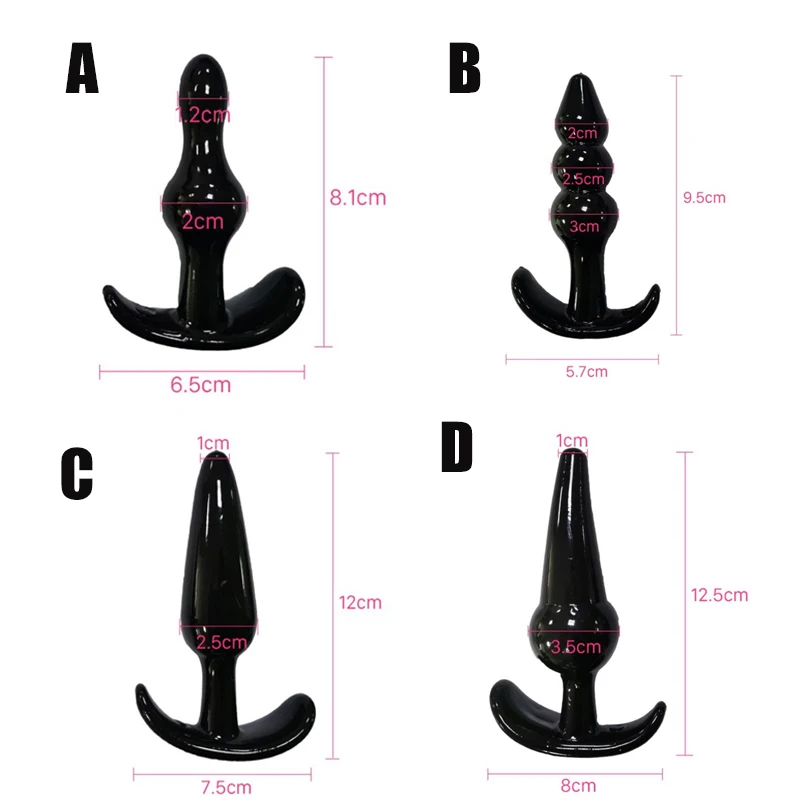 Анальная игрушка анальная пробка из силикона анус стимуляция массаж простаты
