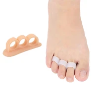 toe separator crest hammer toe claw mallet toe corrector stretchers straighteners alignment bunion 3 holes gel pain relief t0034