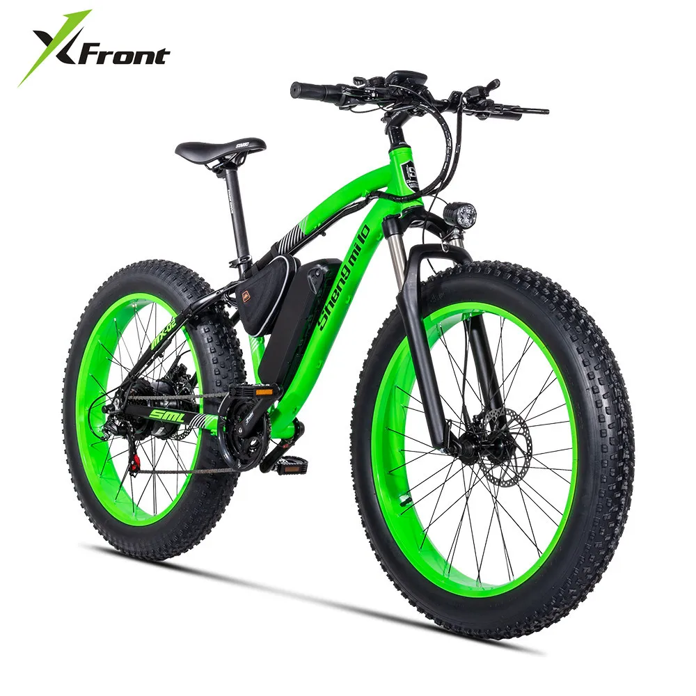 

X-Front Electric bike BAFANG 500W 48V17AH Motor Hydraulic Brake 26*4.0 Fat Tire Beach Ebike Mountain E Bike Bicicleta Eletrica