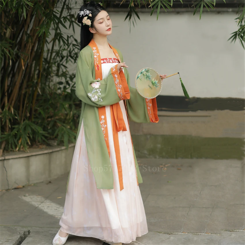 Костюм Сказочный китайский в стиле ханьфу для женщин ретро костюм косплея