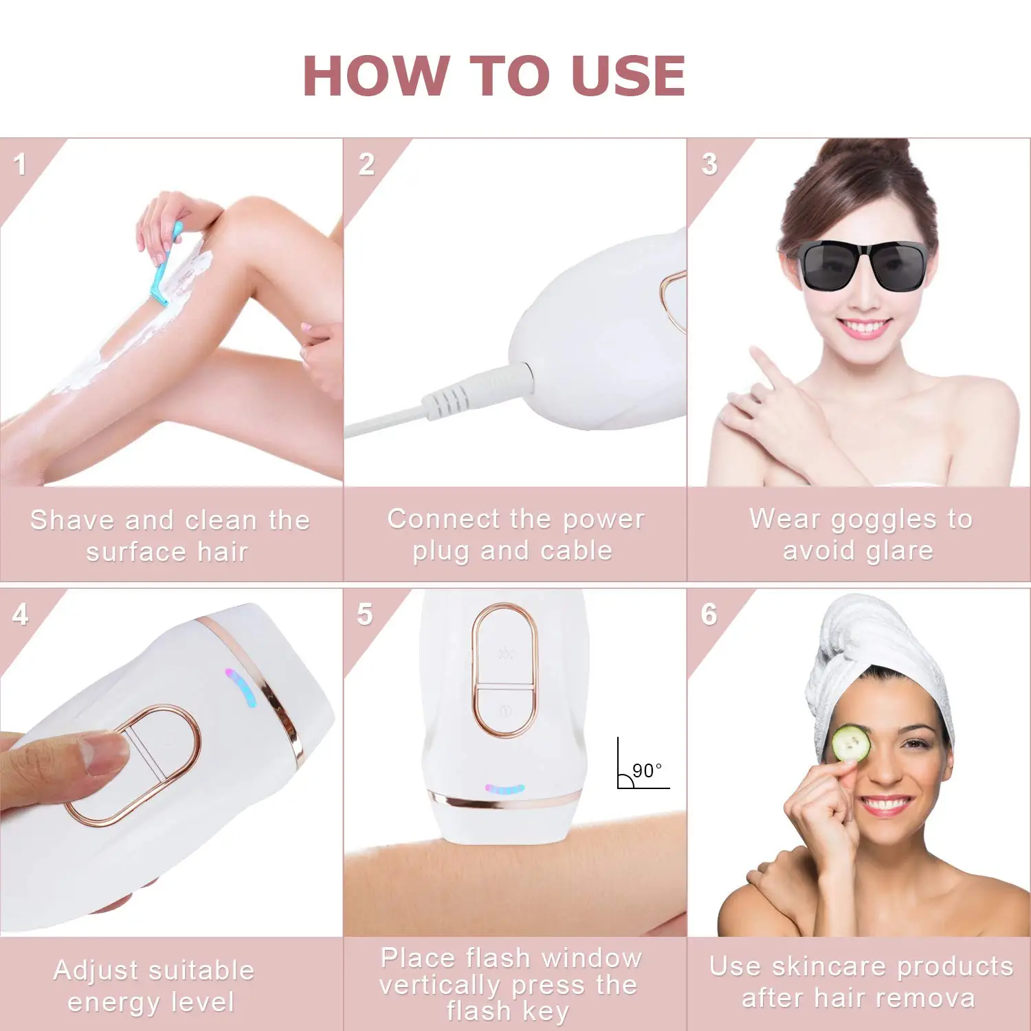 Удаление волос для женщин система постоянного удаления IPL безболезненное