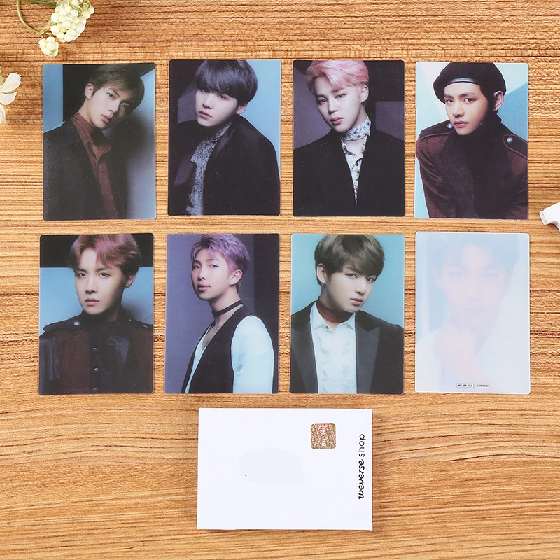 Новые корейские KPOP Bangtan Boys лучшие фотокарты магазина Weverse карты памяти LOMO Премиум
