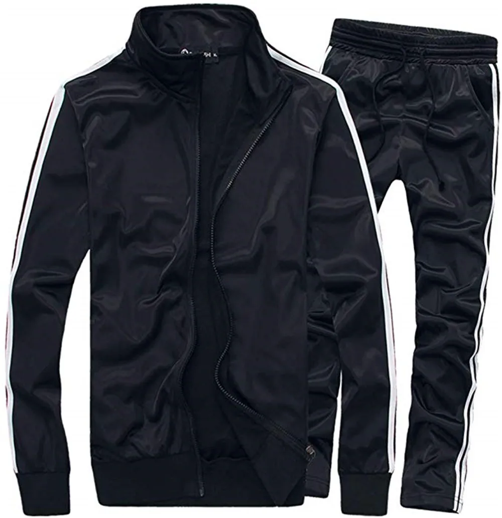

Men's Tracksuit Sportswear Full Zipper Warm Sports Suit Casual Sports Suit men clothing clothes for men