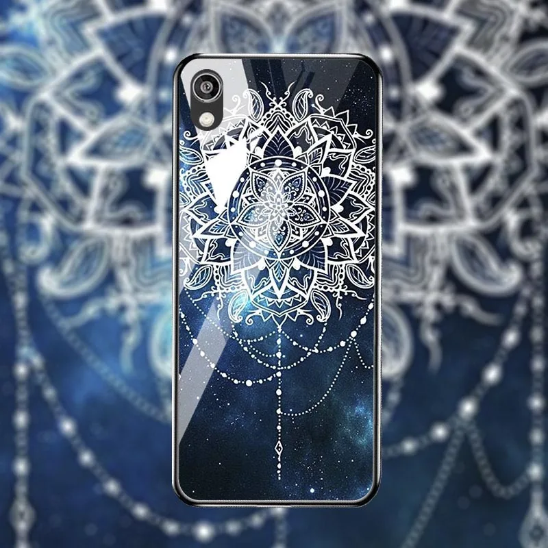 M087 Закаленное Стекло чехол для телефона для huawei Y5 Y6 PRO Y7 Y9 крышка Стекло чехол для huawei Y5 Y7 prime Y9 крышка - Цвет: M087
