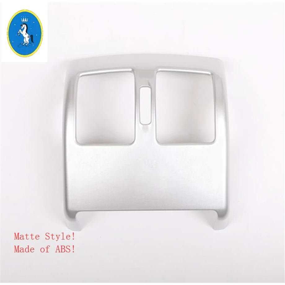 Yimaautotrim подходит для Mercedes Benz C Class W204 2010-2013 ABS подлокотник коробка задний Кондиционер AC вентиляционное отверстие крышка выхода отделка