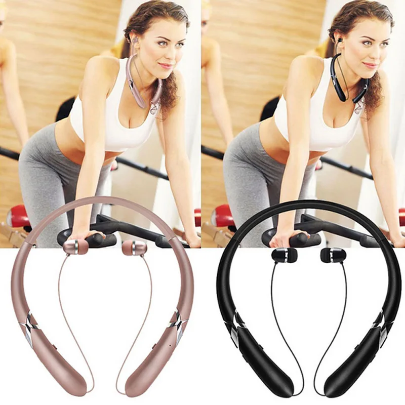 

Neck hanging type Sport Headphone Wireless Stereo Headset in Ear Bluetooth Earphone Music with mic Headsets for iphone xiaomi