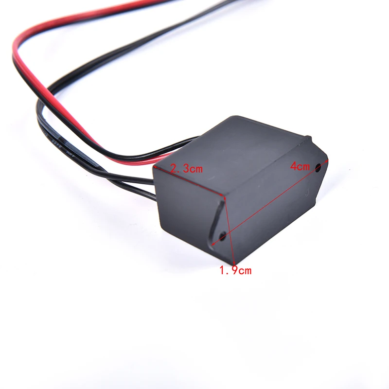 

12V Neon EL Wire Power Driver Controller Glow Cable Strip Light Inverter Adapter