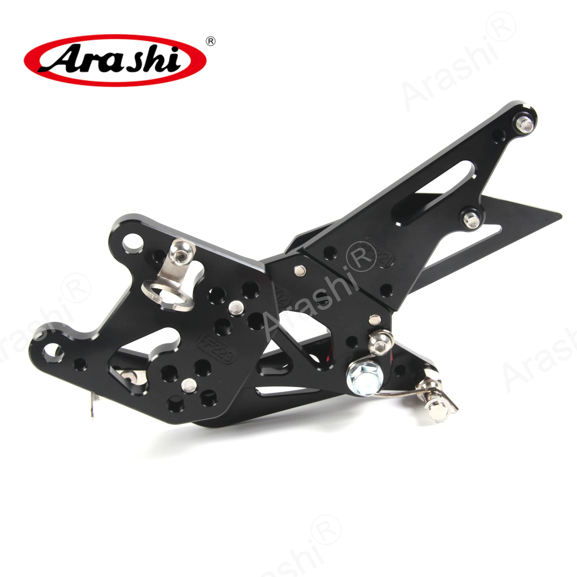 Араши CBR600RR CNC Заготовка всадник регулируемая подножка подножки для HONDA CBR 600 RR 2007