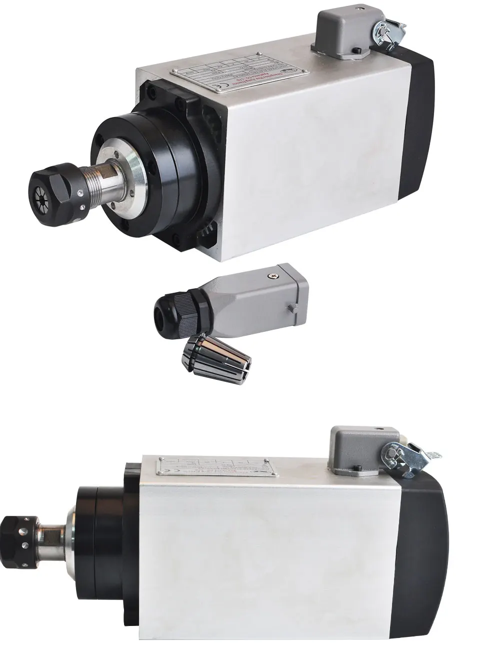 Daedalus CNC мотор шпинделя 220 В/380 В шпиндель 3 кВт с воздушным охлаждением квадратный двигатель ER200 Фрезерный резак гравировальный инструмент