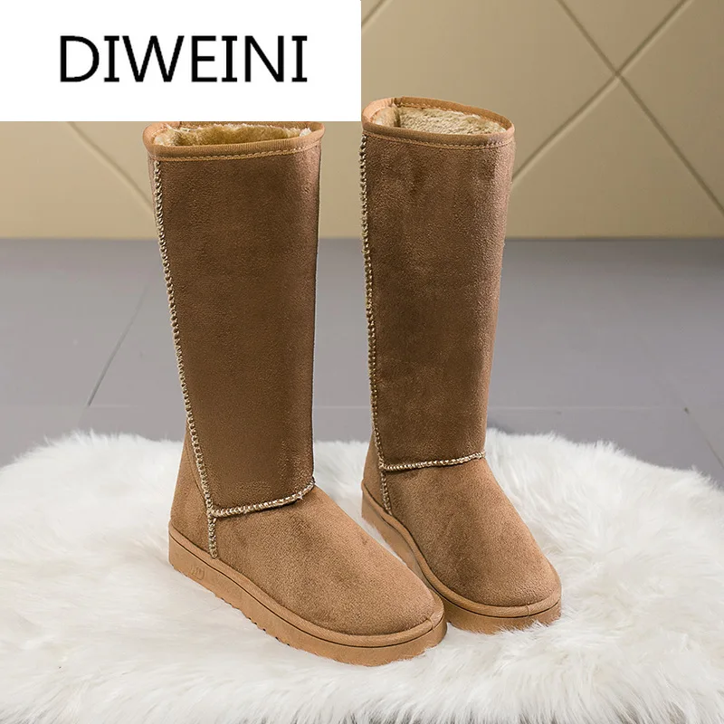 Новые зимние сапоги теплые женские модные замшевые австралийские классические