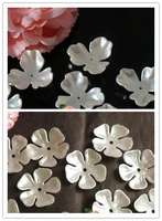 10pcspack imitation pearl acrylic loose flower shape beads for diy korean stylebridal hairpin accessories about 35mm y1639