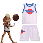 Трикотажные шорты для косплея из фильма Space Jam 2, лето 2021 #6, модный новый спортивный костюм для баскетбола
