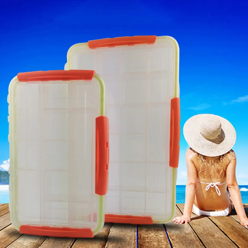 Двухсторонняя коробка для рыболовных снастей многофункциональная