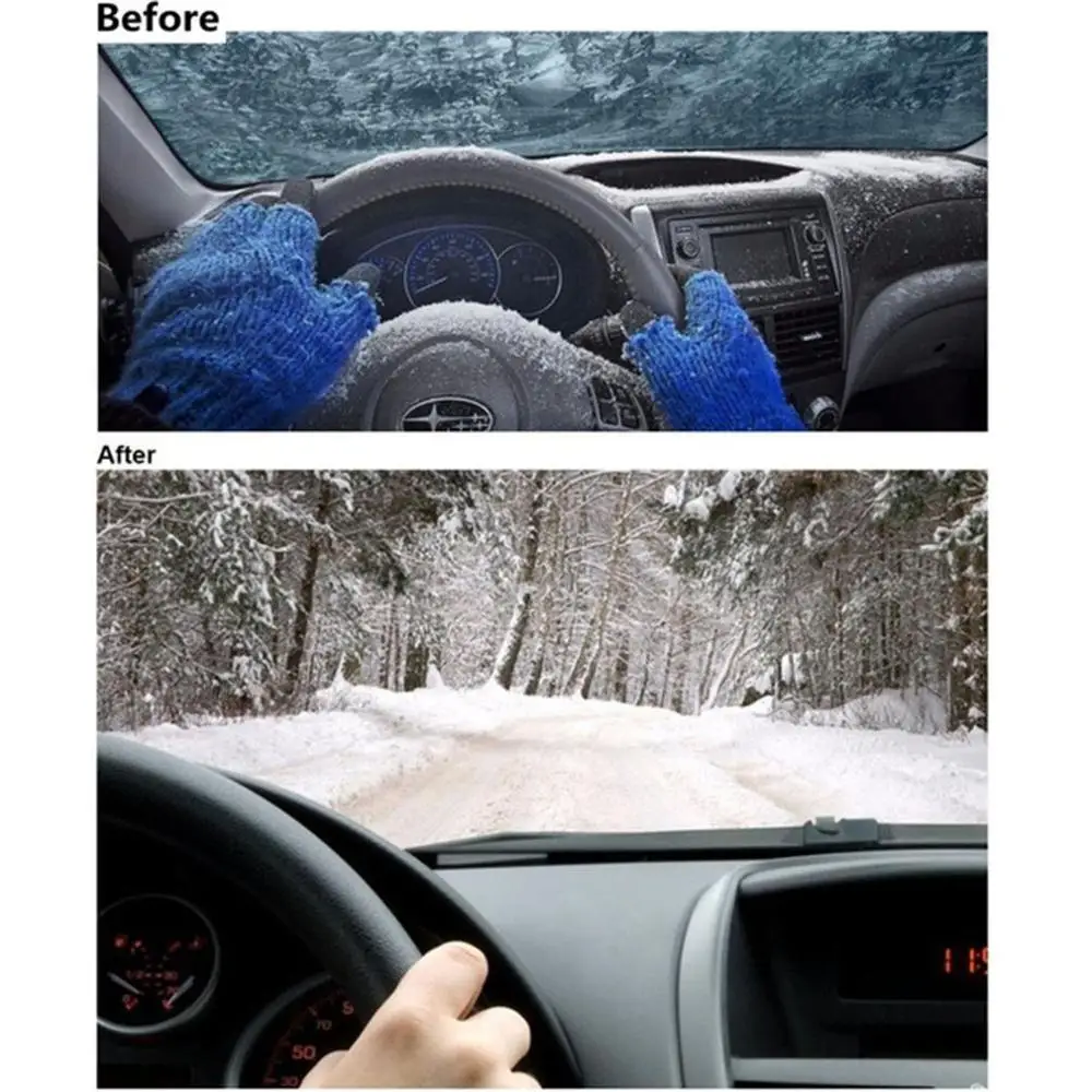 

Portable 3 Hole Winter Car Heater Defrosting Device Quiet Car Warm Heater Defroster Demister Without Accessories