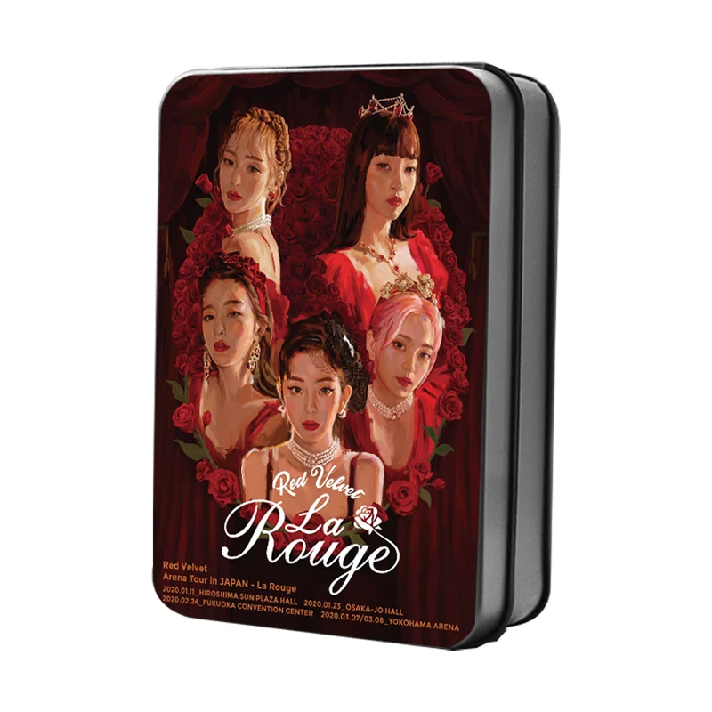 Красный бархат ломо карты в комплекте набор 40 шт./компл. Бумага фото KPOP