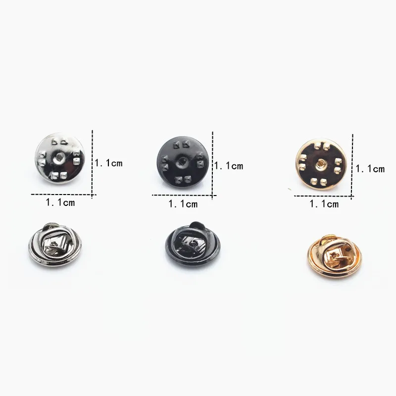 10/20/50/set Metal Pins DIY jewelry making Tie Tacks Blank with Clutch Back Gold and Silver for Jewelry Making | Украшения и