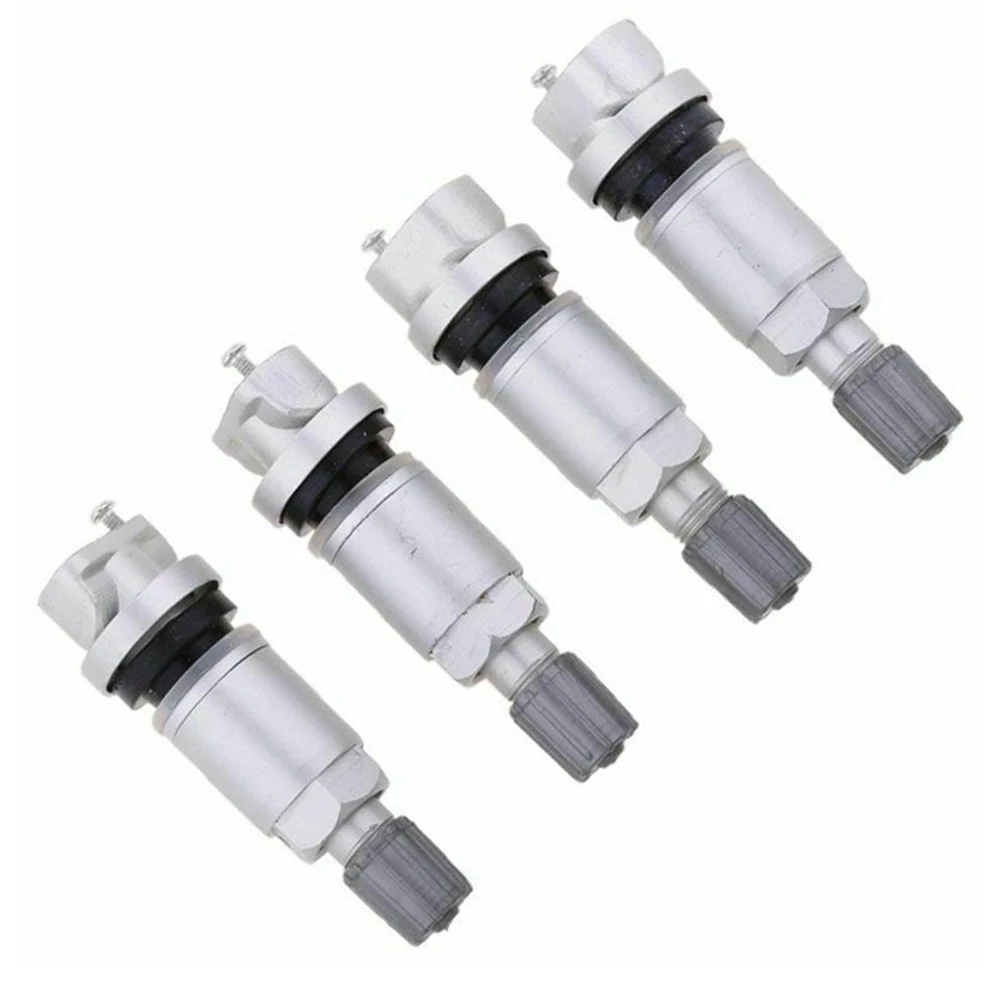

4pcs Tire Pressure Sensor TPMS Aluminum Alloy Silver Equipment New Durable