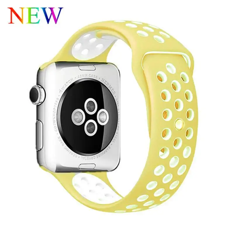 Ремешок для apple watch 5 4 band iwatch series 4 3 2 correa apple watch 42 мм 38 мм 44 мм 40 мм силиконовый браслет pulseira ремешок для часов