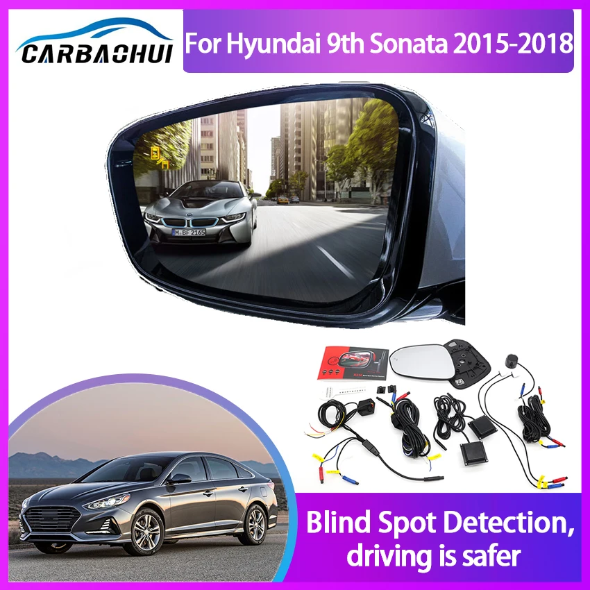 

Car Blind Spot Mirror Radar Detection System for Hyundai 9th Sonata 2015-2018 BSD Microwave Blind Monitoring Driving Security