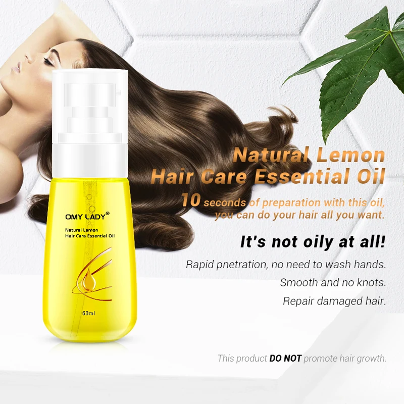 OMY LADY 60 мл натуральное эфирное масло для волос глубокое питание линии