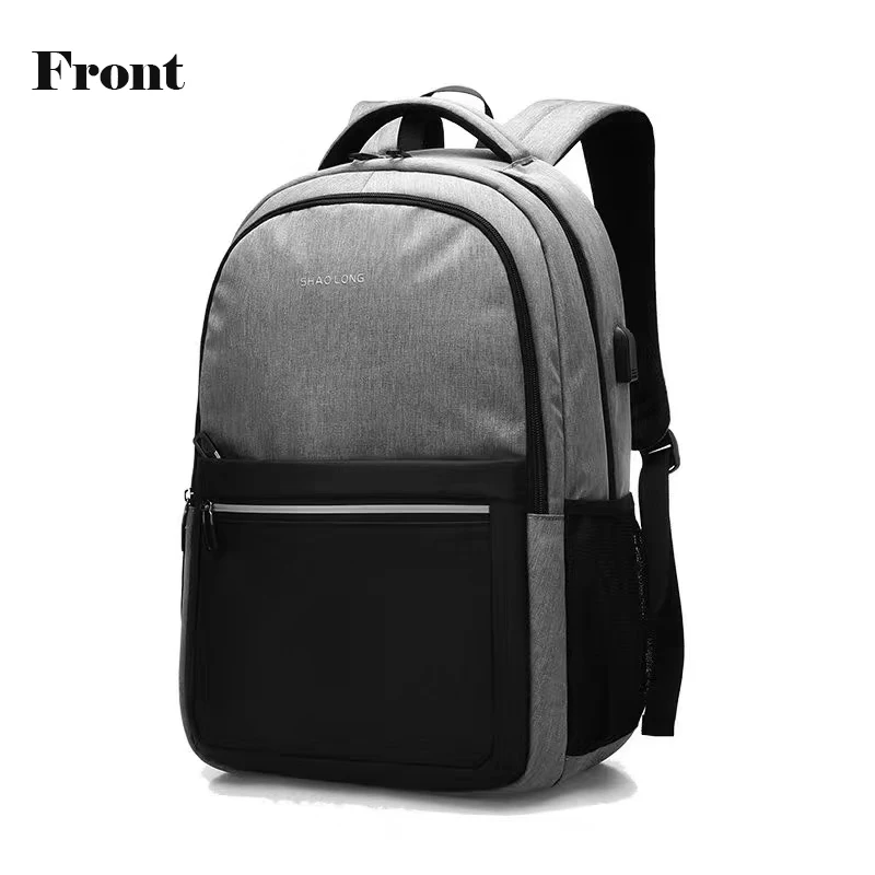 Модные мужские рюкзаки 15 6 дюймов usb зарядка рюкзак для ноутбука большой емкости