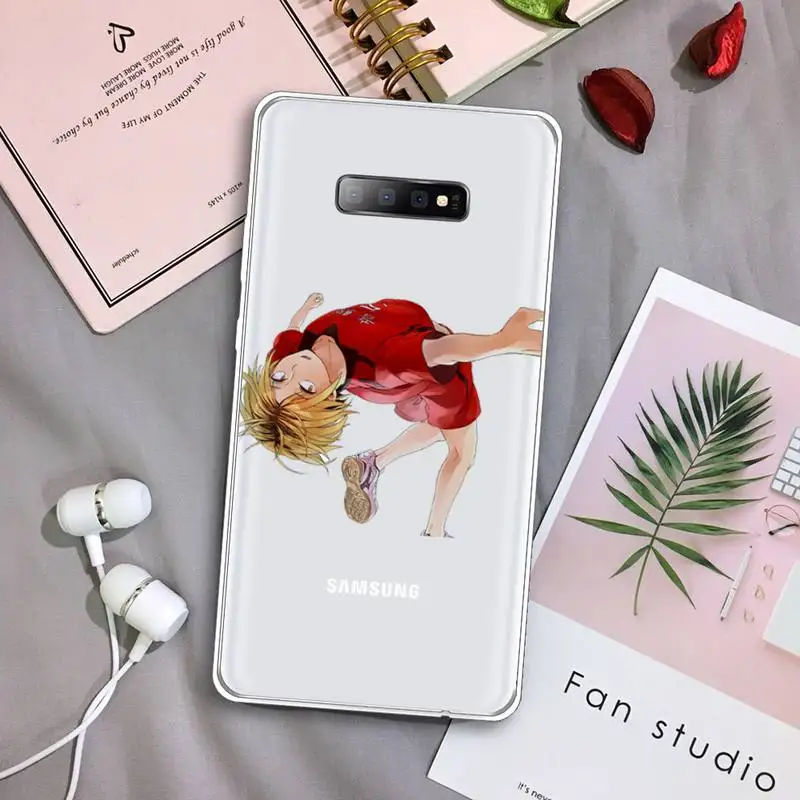

Kenma Kozume Of Haikyuu manga fashion Phone Case Transparent For Samsung Galaxy S A 5 7 8 9 2015 20 edge plus 10 e lite 2019