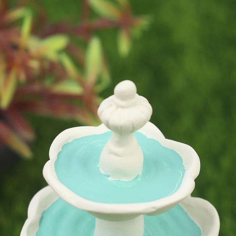 

1PC New Creative DIY Garden Decoration Dollhouse Miniature Fairy Garden Furniture Resin Pool Fountain Kids Toys
