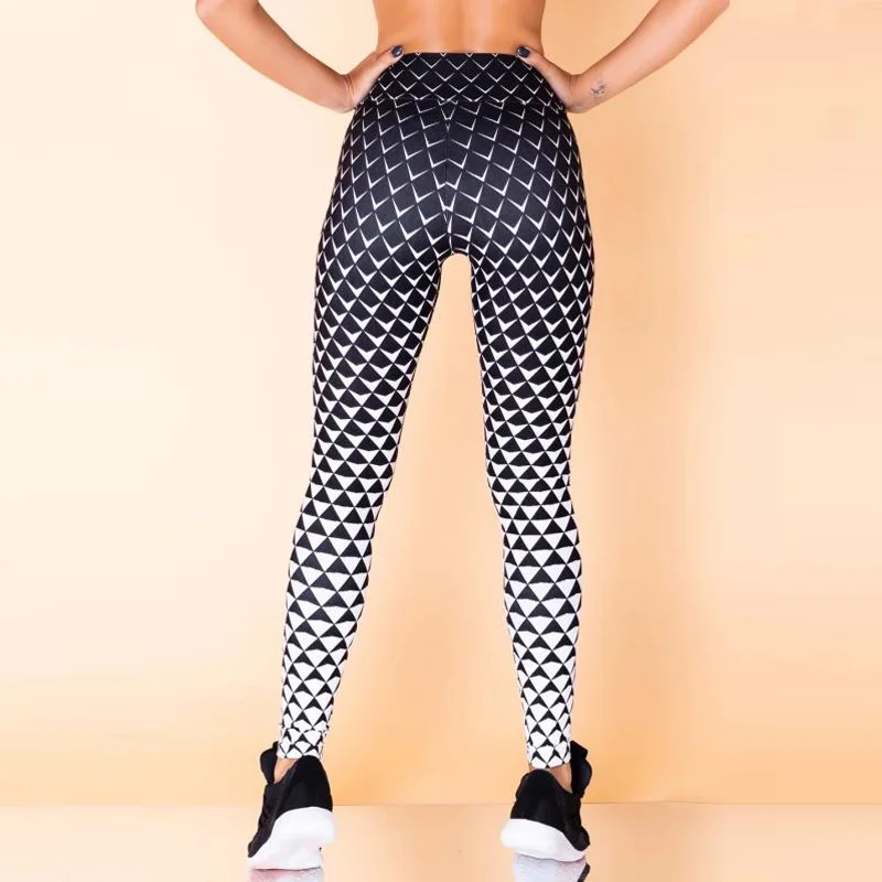 Модные эластичные леггинсы с принтом в горошек женские высокой талией и вышивкой